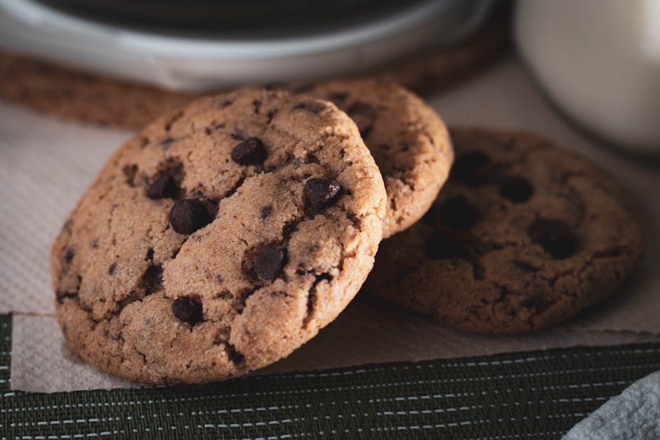 Vegan Chocolate Chip Cookies (Chewy, 25 Minutes)
